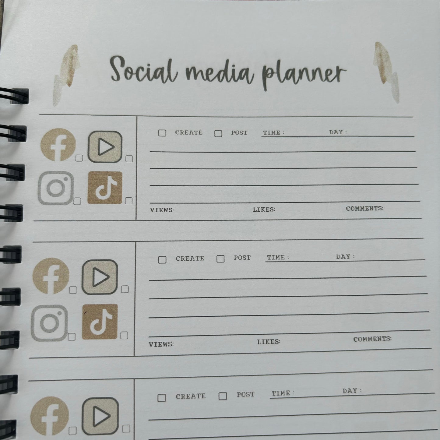 Social Media Planner For Content Creators