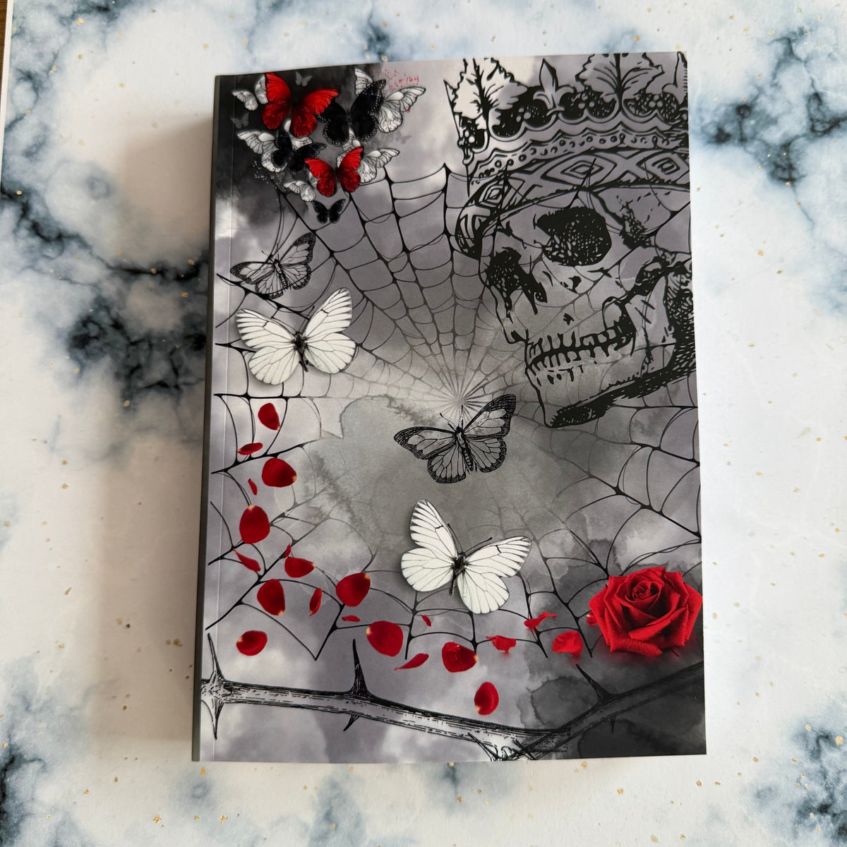 Dark romance style journal inspired by haunting adeline