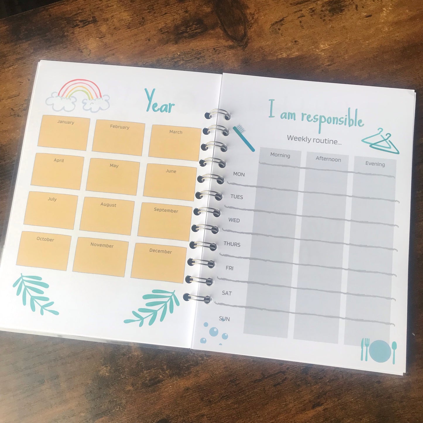 Personalised Kids Bullet Journal