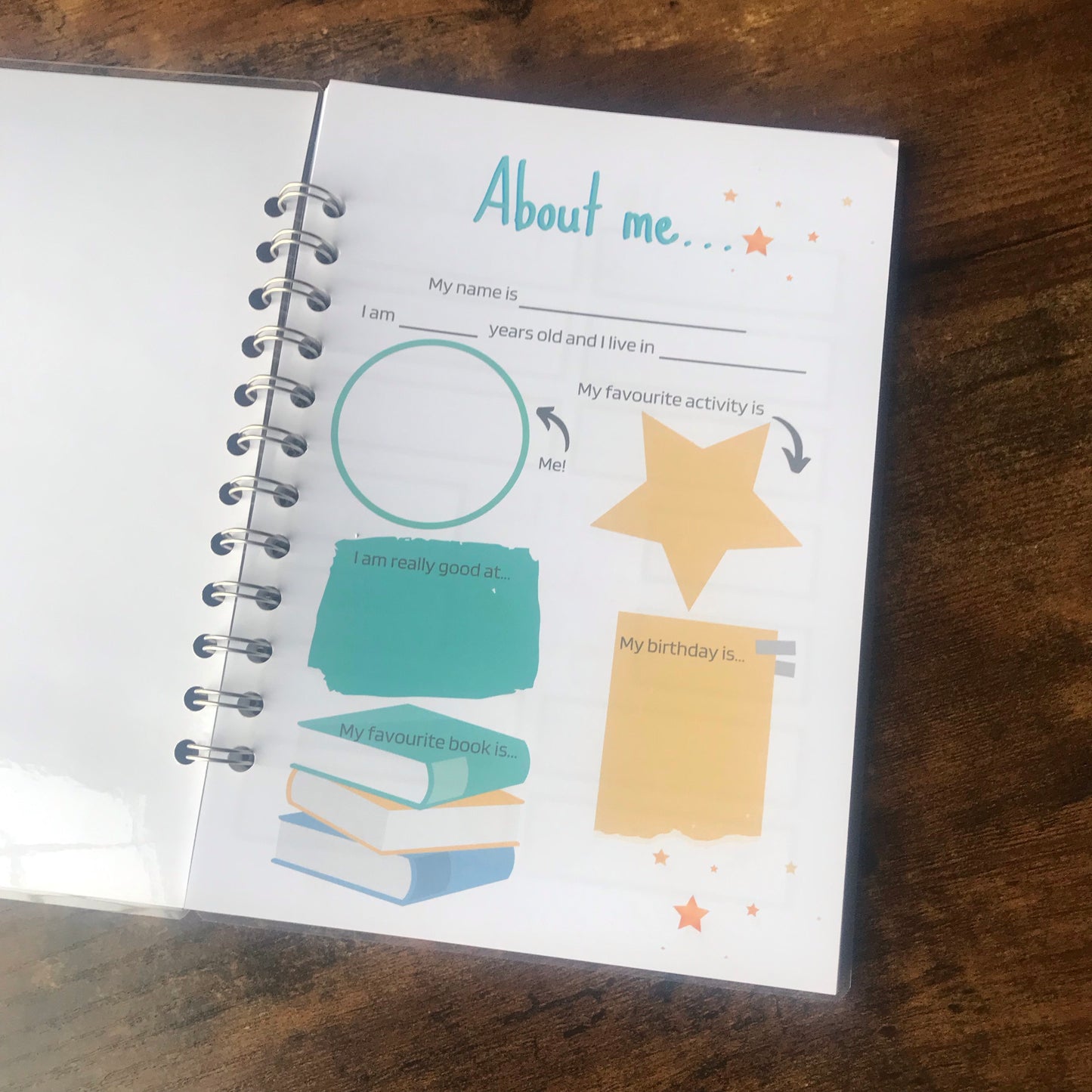 Personalised Kids Bullet Journal