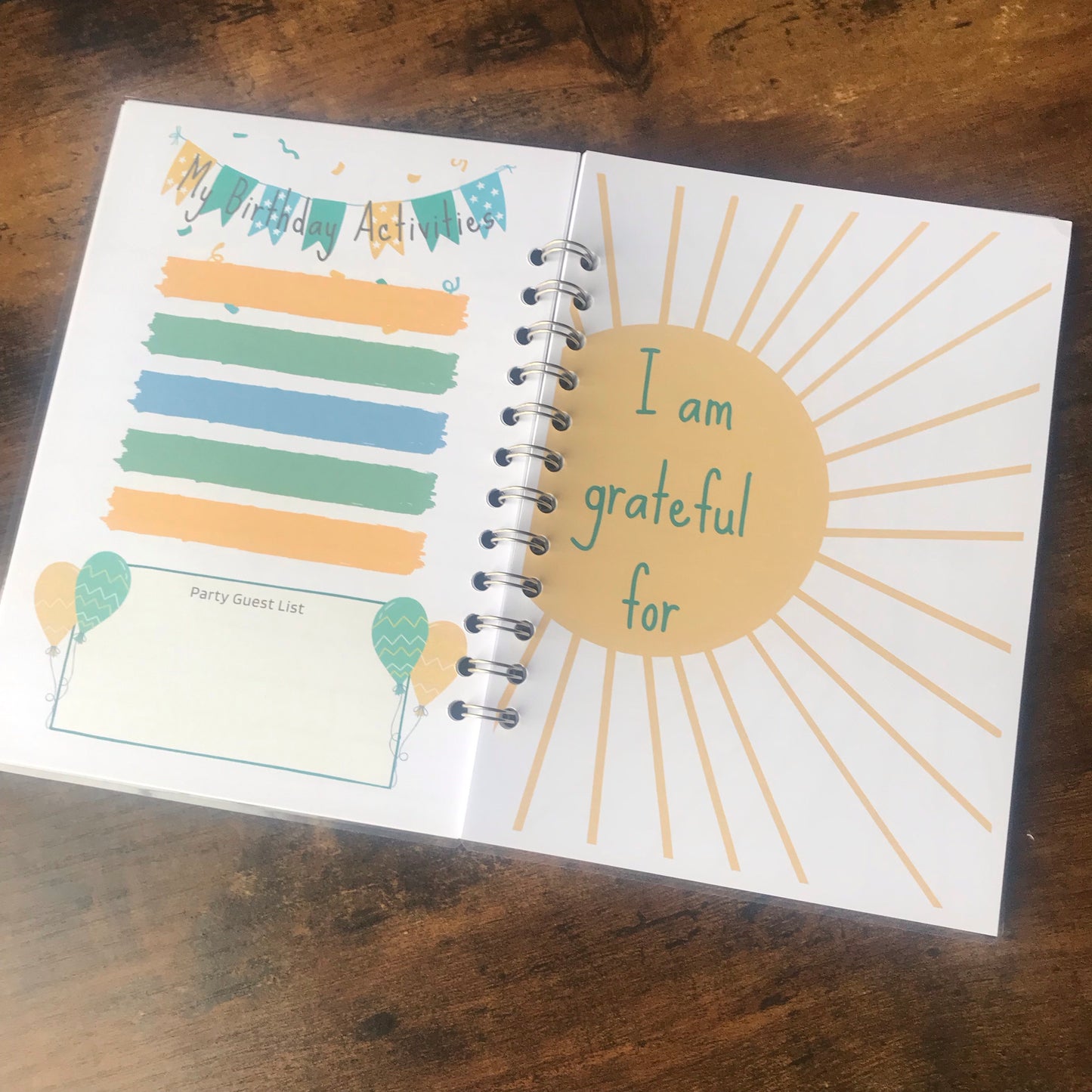 Personalised Kids Bullet Journal