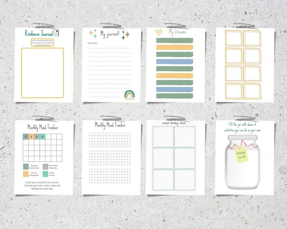 Personalised Kids Bullet Journal