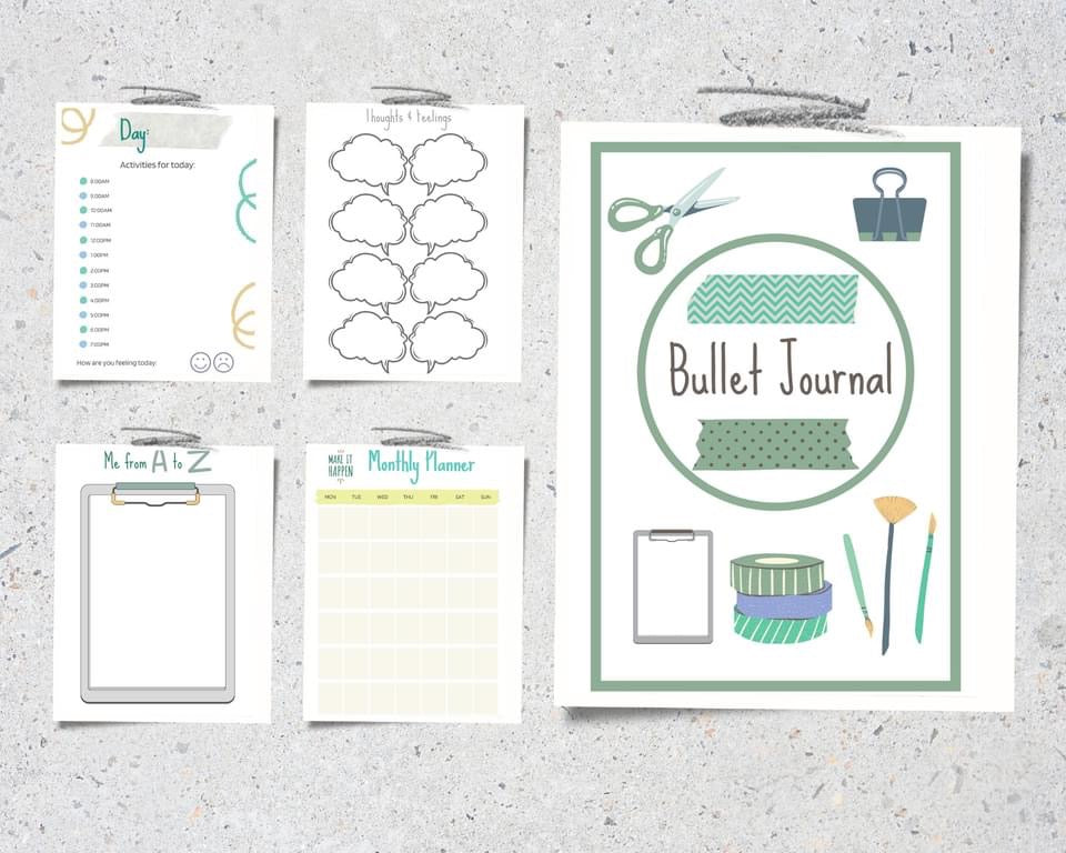 Personalised Kids Bullet Journal
