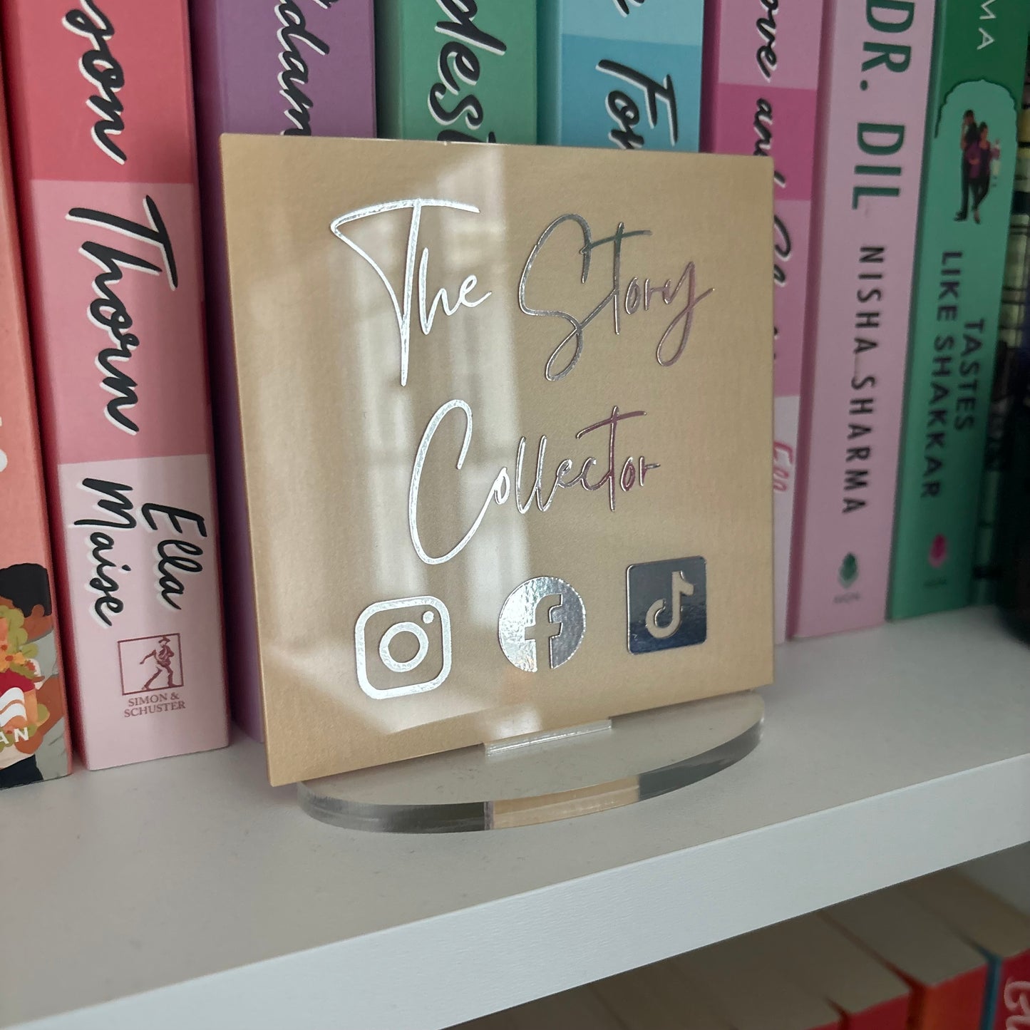 Social Media Acrylic Plaque