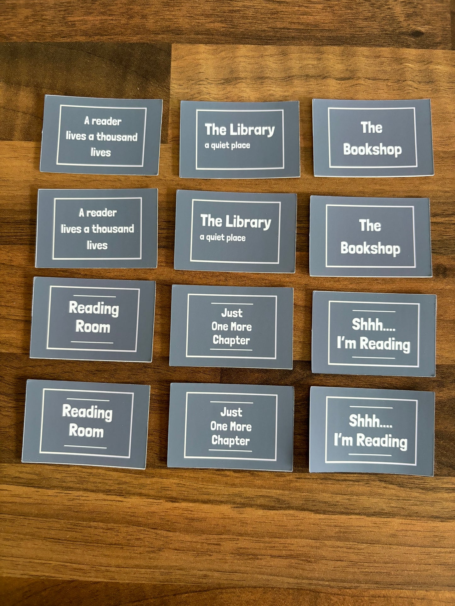 Stickers Only. Vinyl Bookish Stickers.