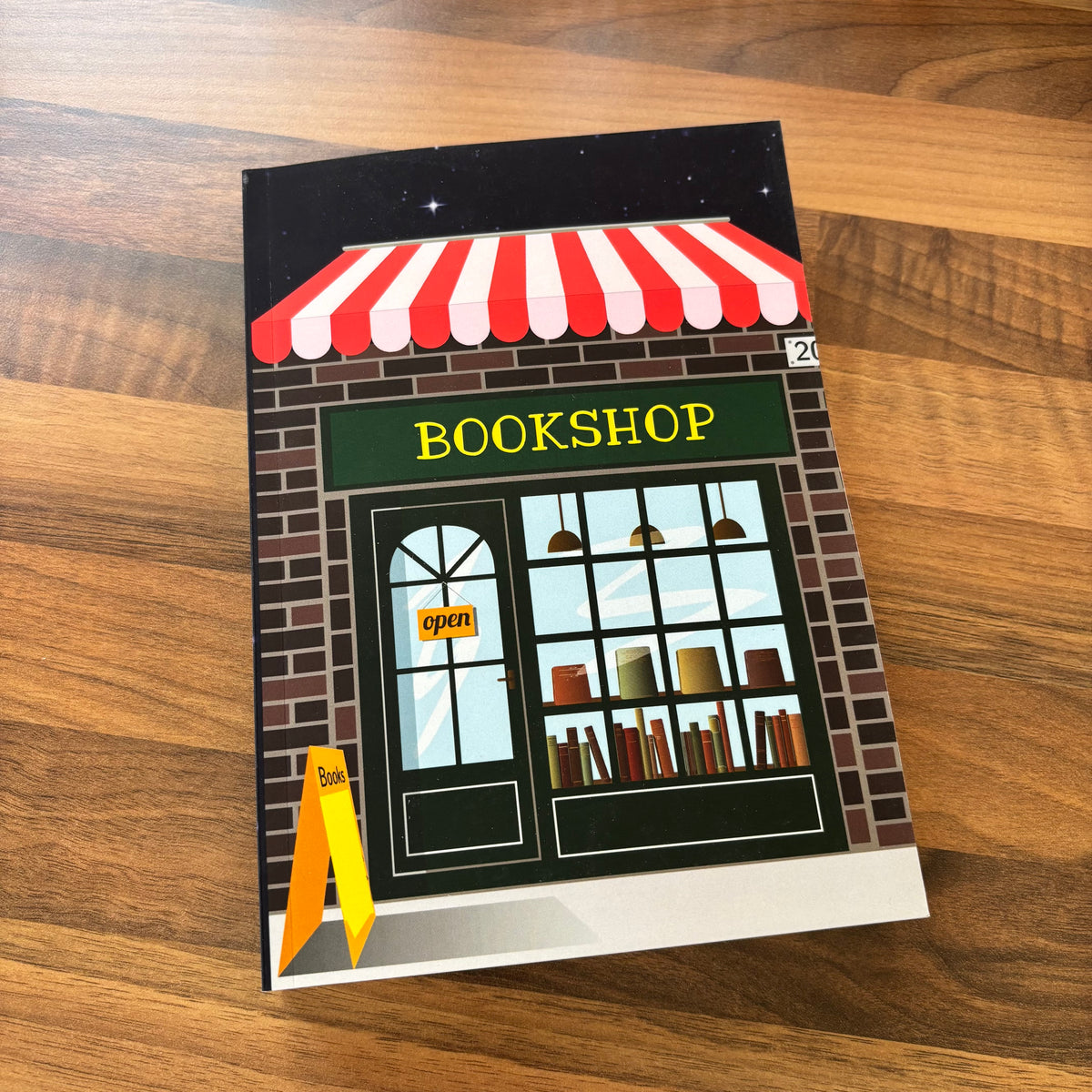 bookshop reading journal with reading log pages