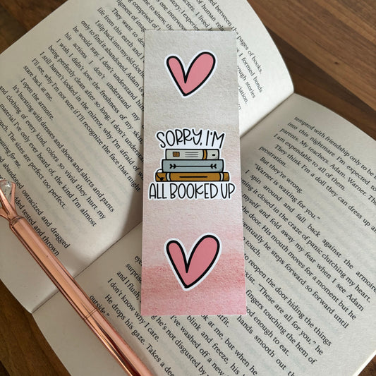 Bookmark - Sorry I'm All Booked Up