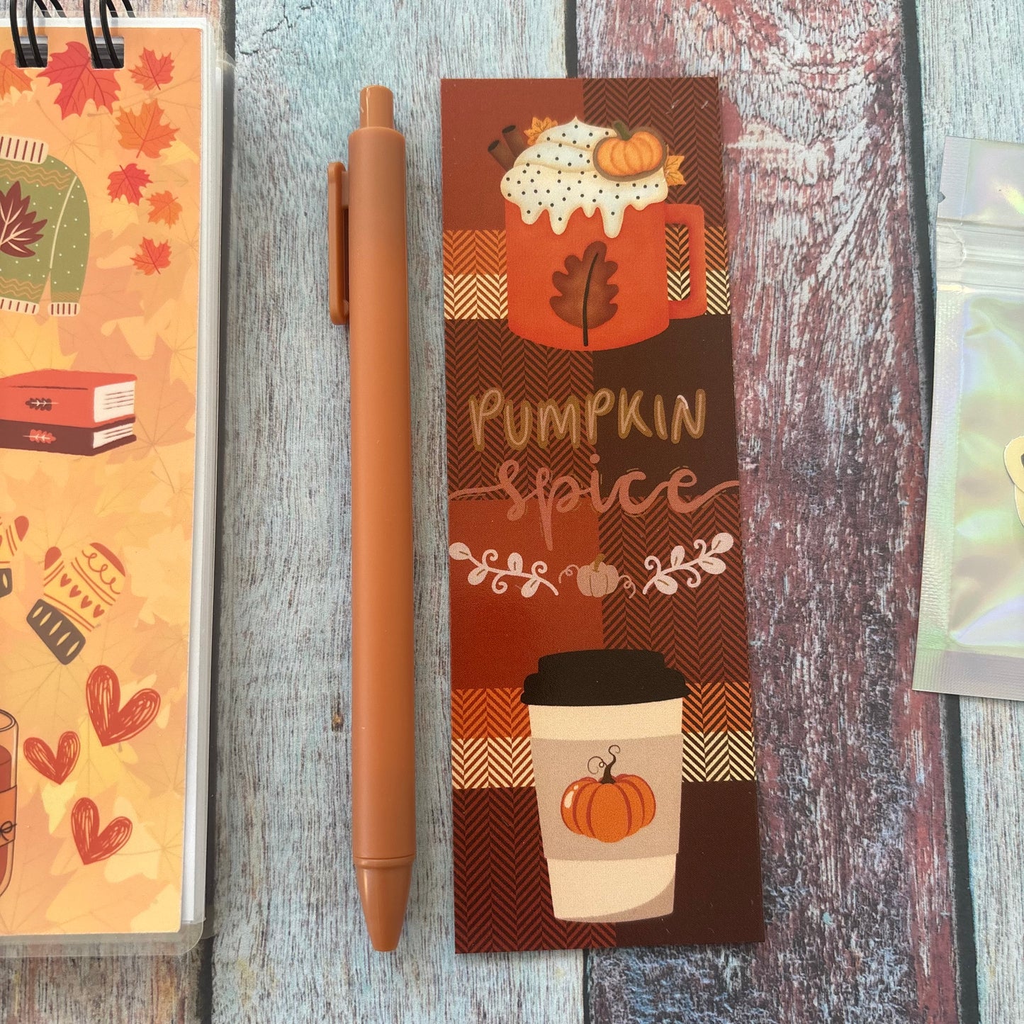 Autumn Pack A6 Notepad, Stickers, Pen and Bookmark