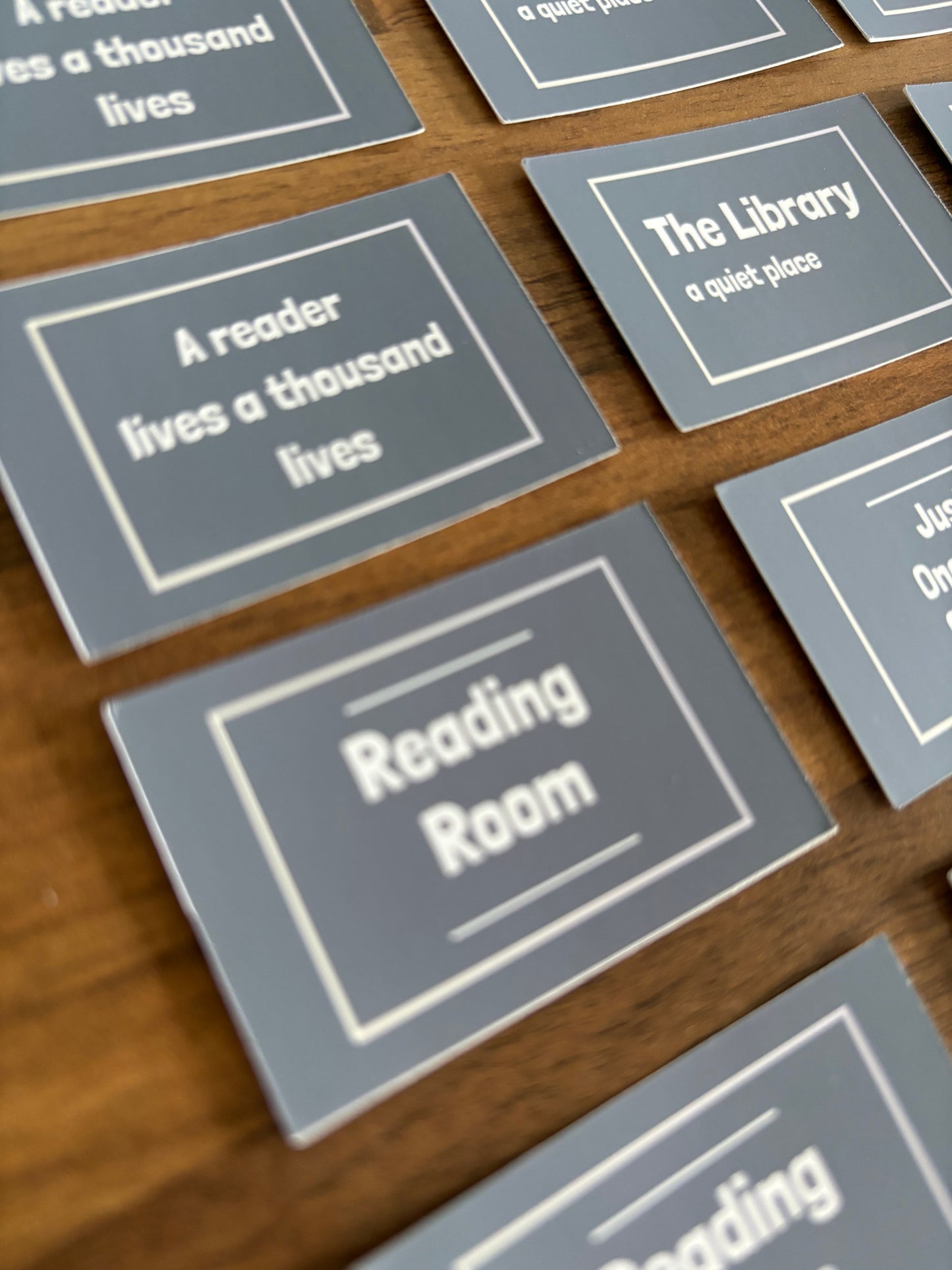 Stickers Only. Vinyl Bookish Stickers.