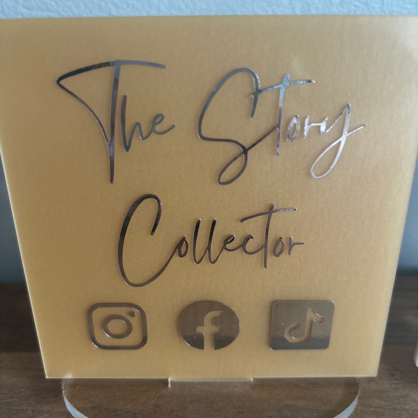 Social Media Acrylic Plaque