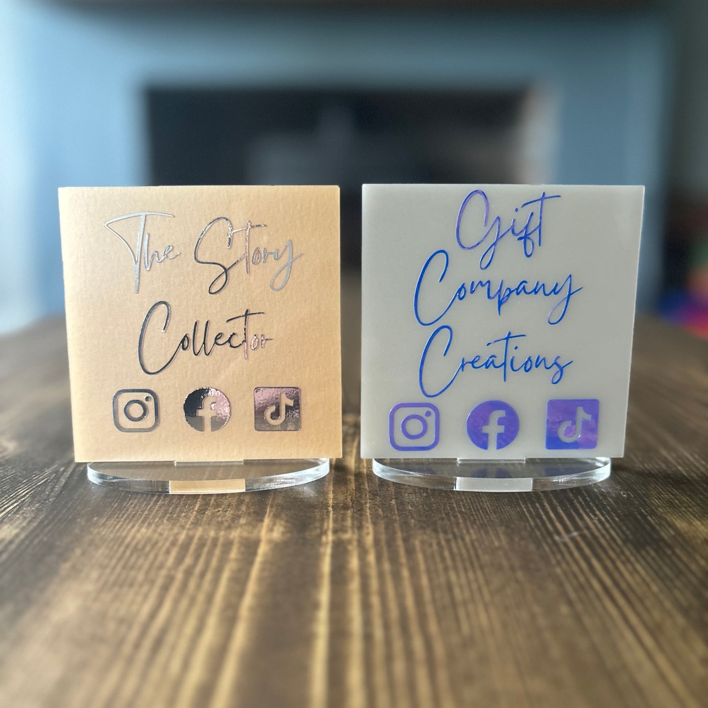 Social Media Acrylic Plaque
