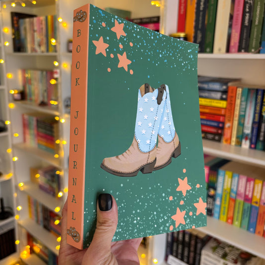 Green Cowboy Romance 400 Page Reading Log