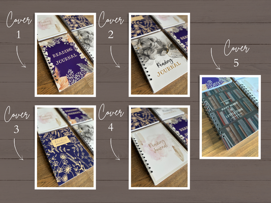 Custom Reading Journal. Choose A Cover, Choose A Style.