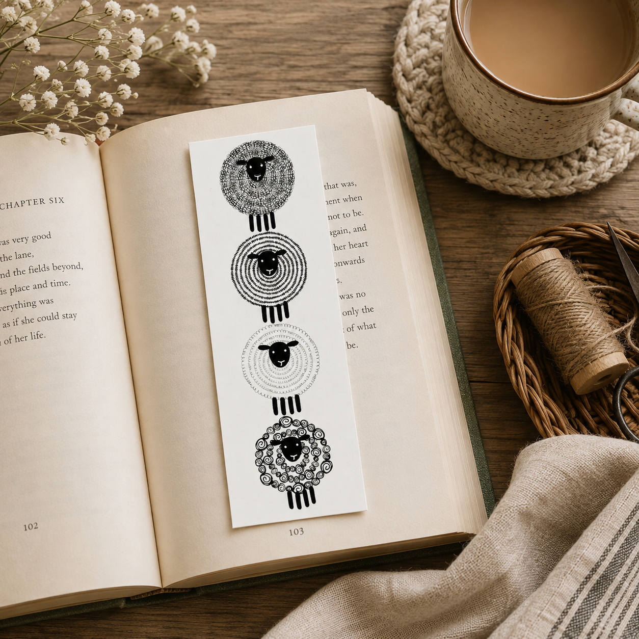 Bookmark - Sheep