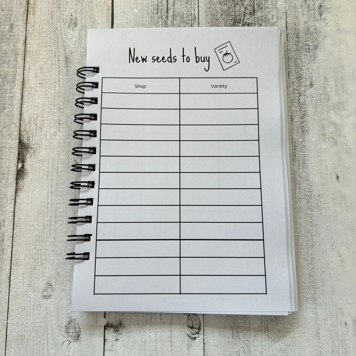 Gardening Journal