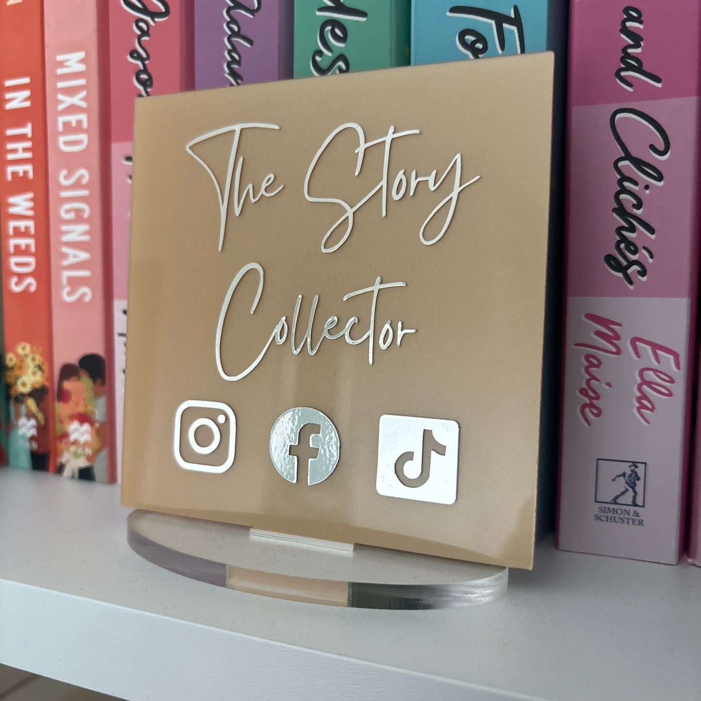 Social Media Acrylic Plaque