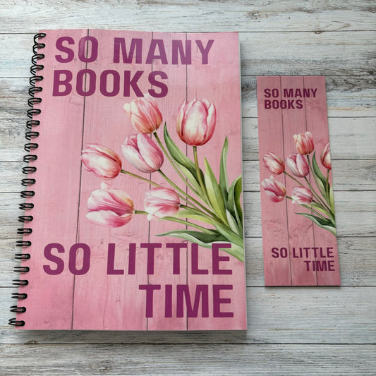 Pink Flower Reading Journal: TBR, Reading Log, Book Tracker, Book Reviews, Favourite Authors, Quotes And Best Reads.