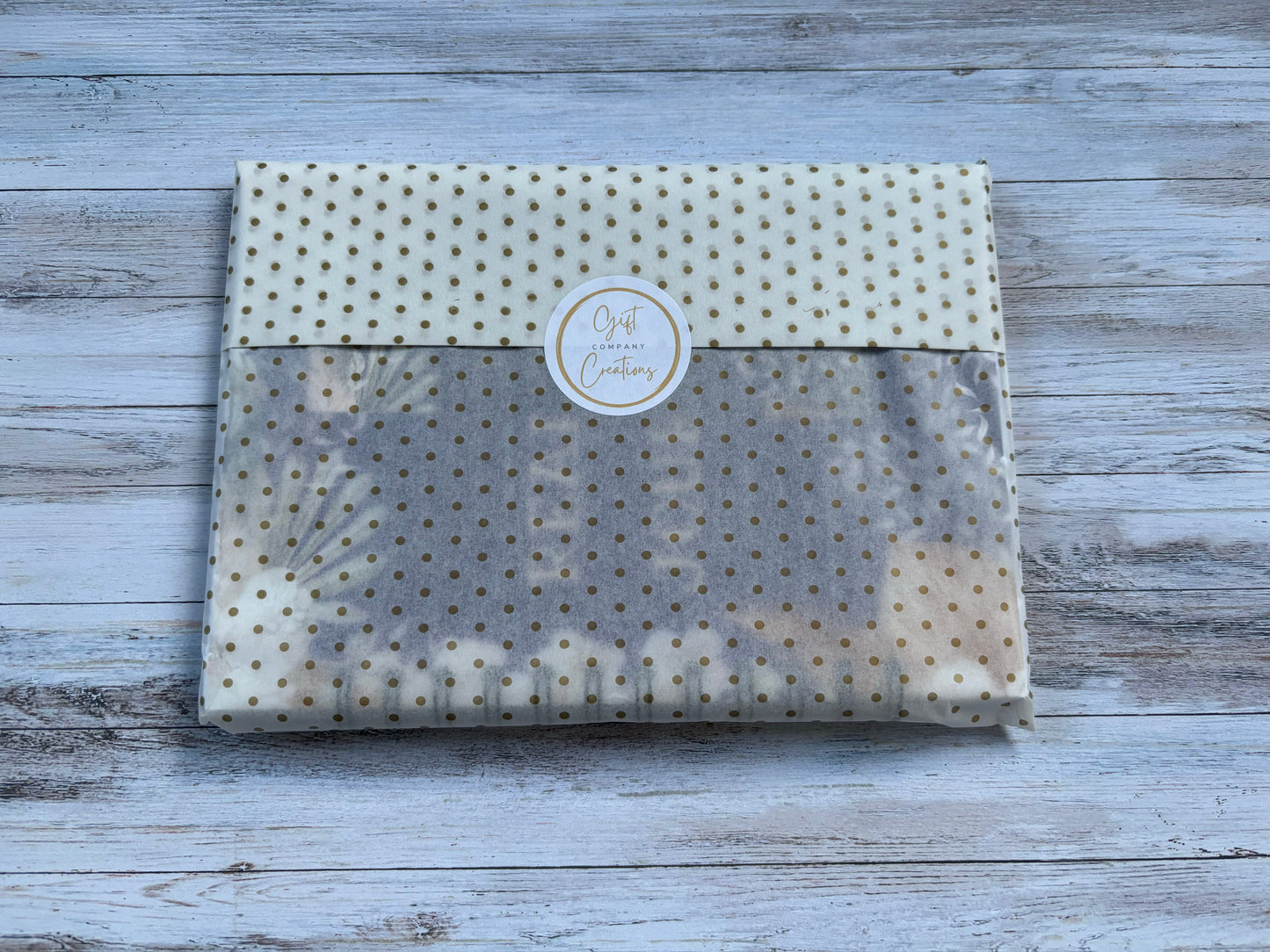 Gift wrapped reading journal