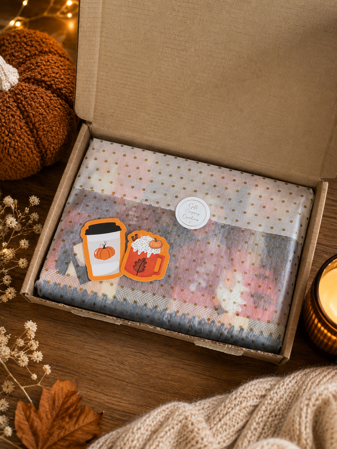 Autumn Pumpkin Spice Reading Journal | A5 Book Log Gift