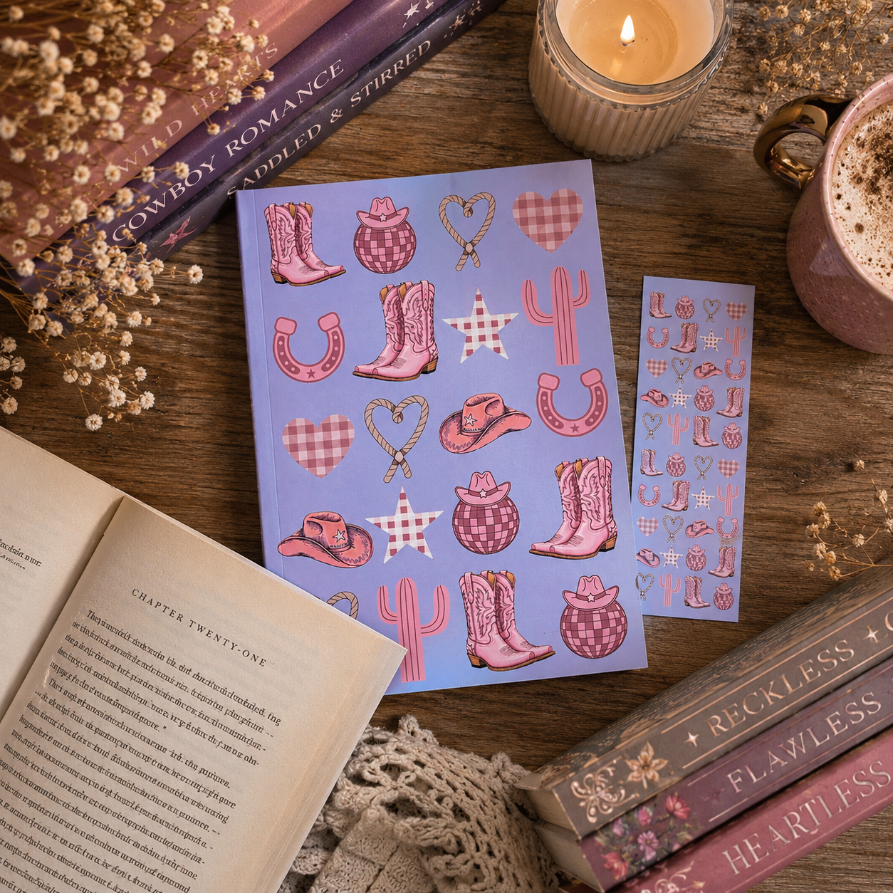Purple-cowboy-romance-journal