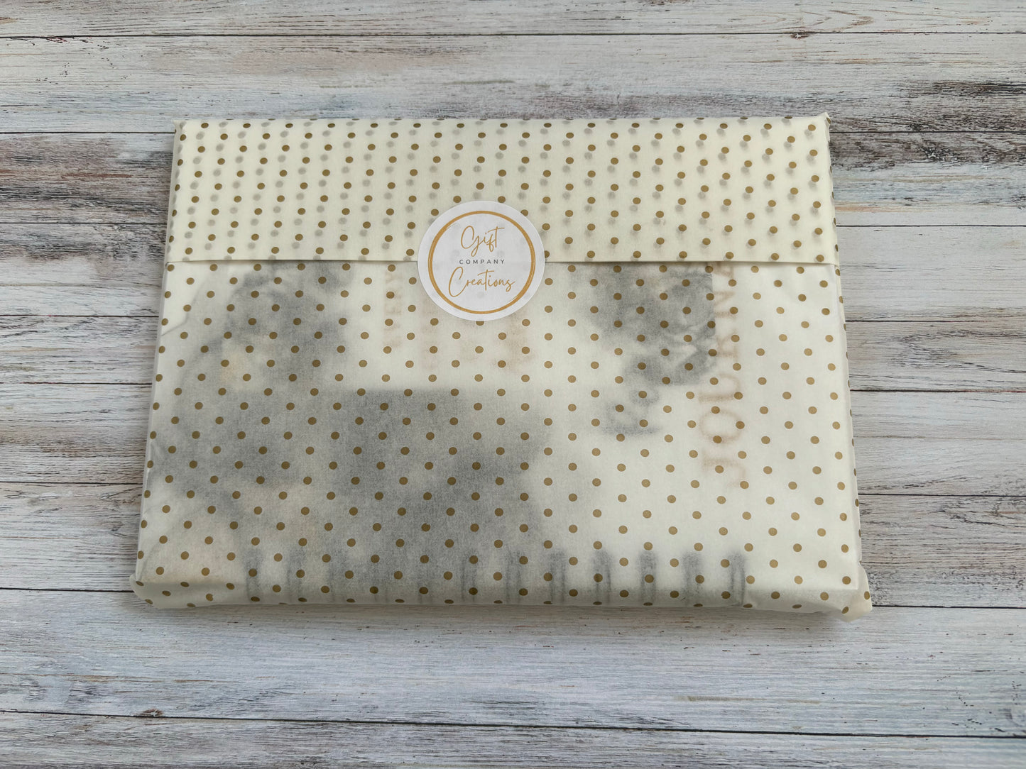 a reading journal gift wrapped