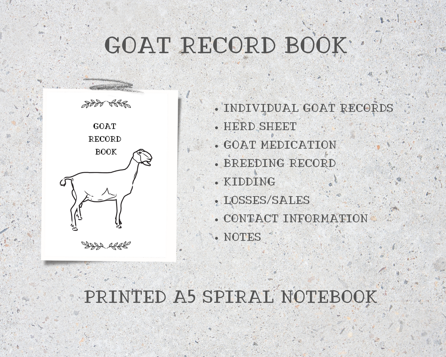 Goat Records Book
