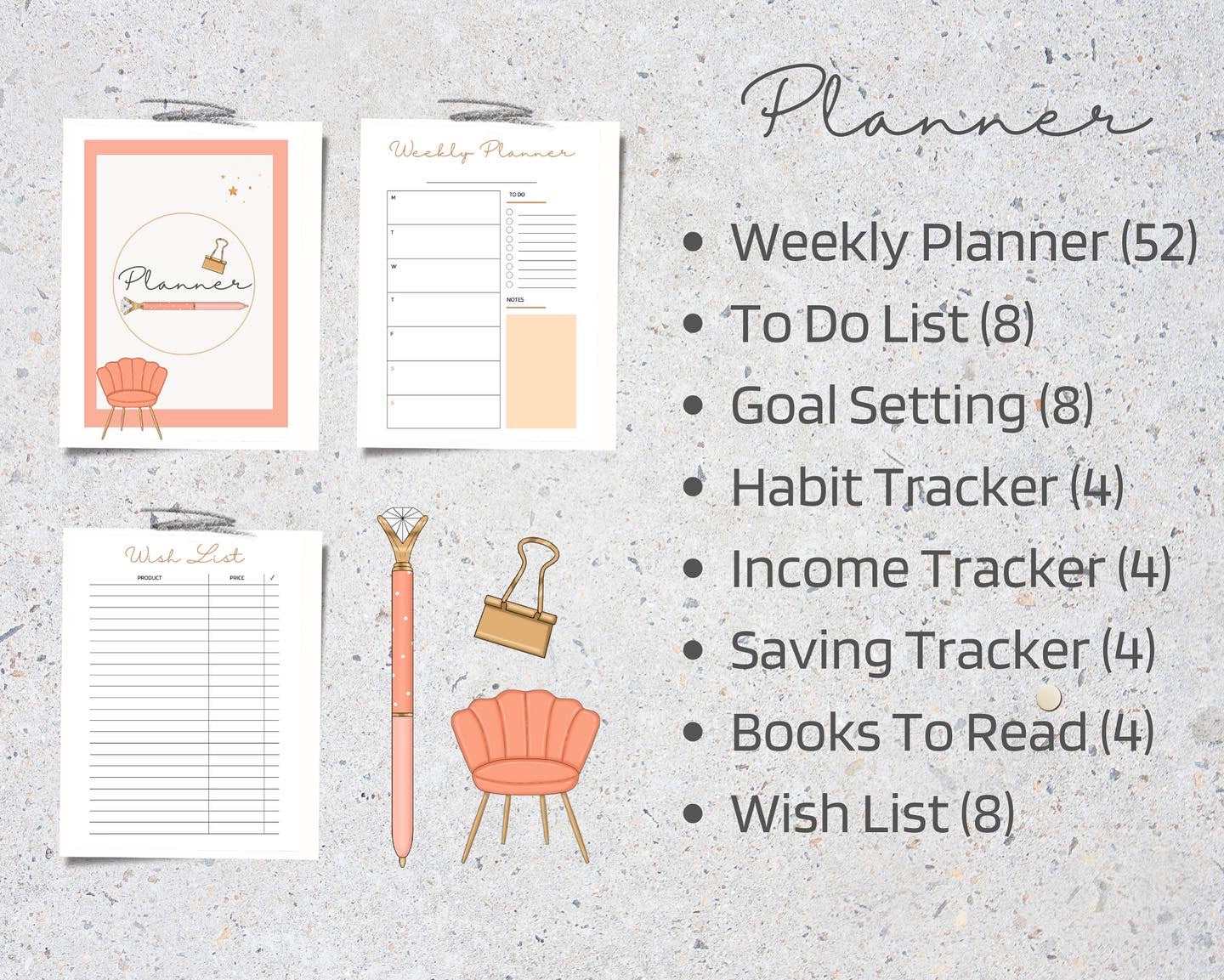 Personalised Weekly Planner