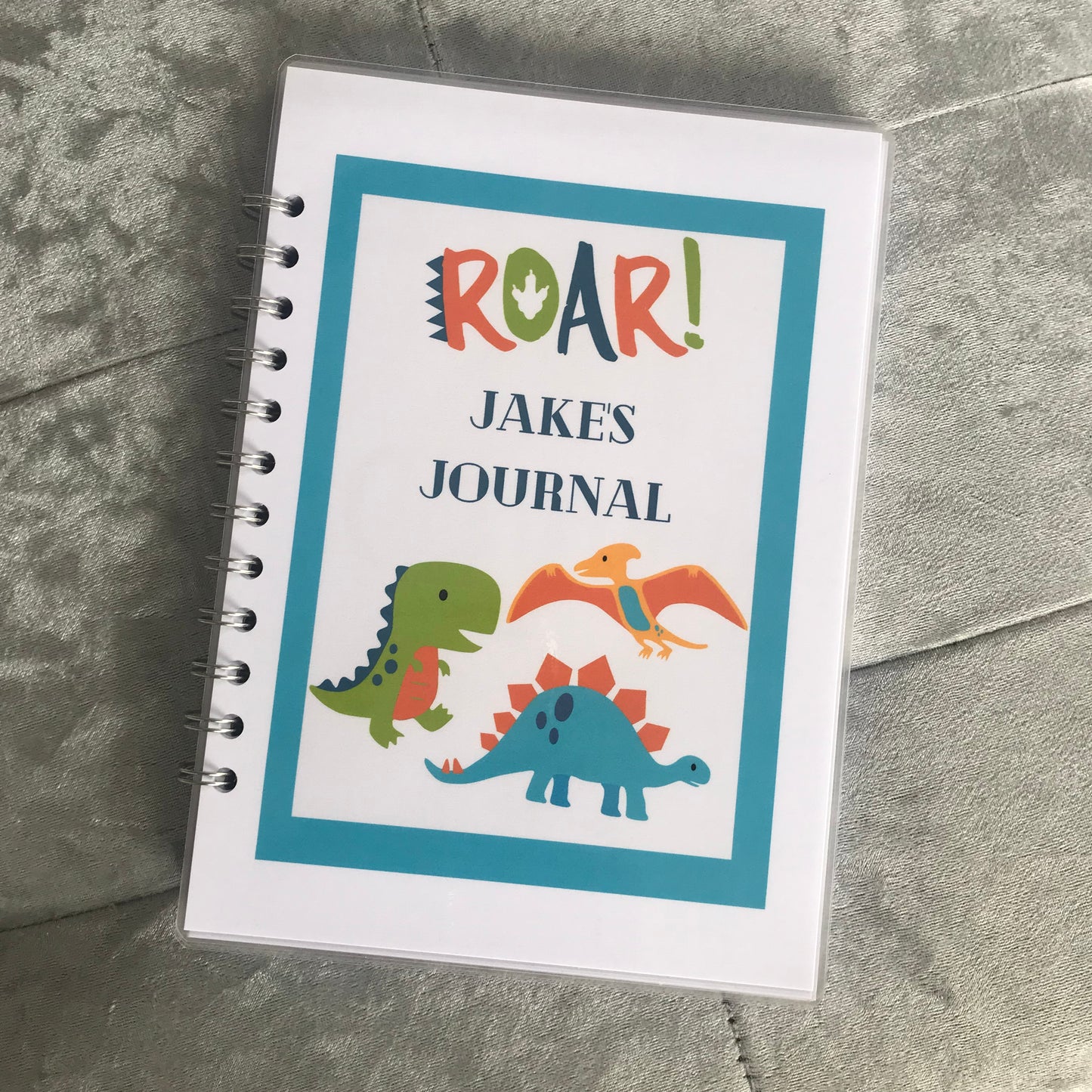Personalised Dinosaur Journal